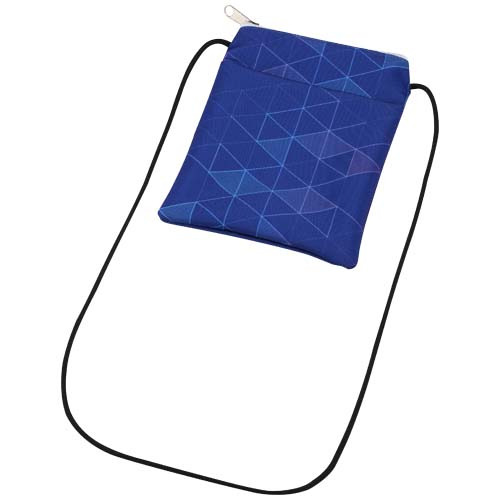 Pochette pour téléphone à personnaliser en polyester Etta noir / blanc